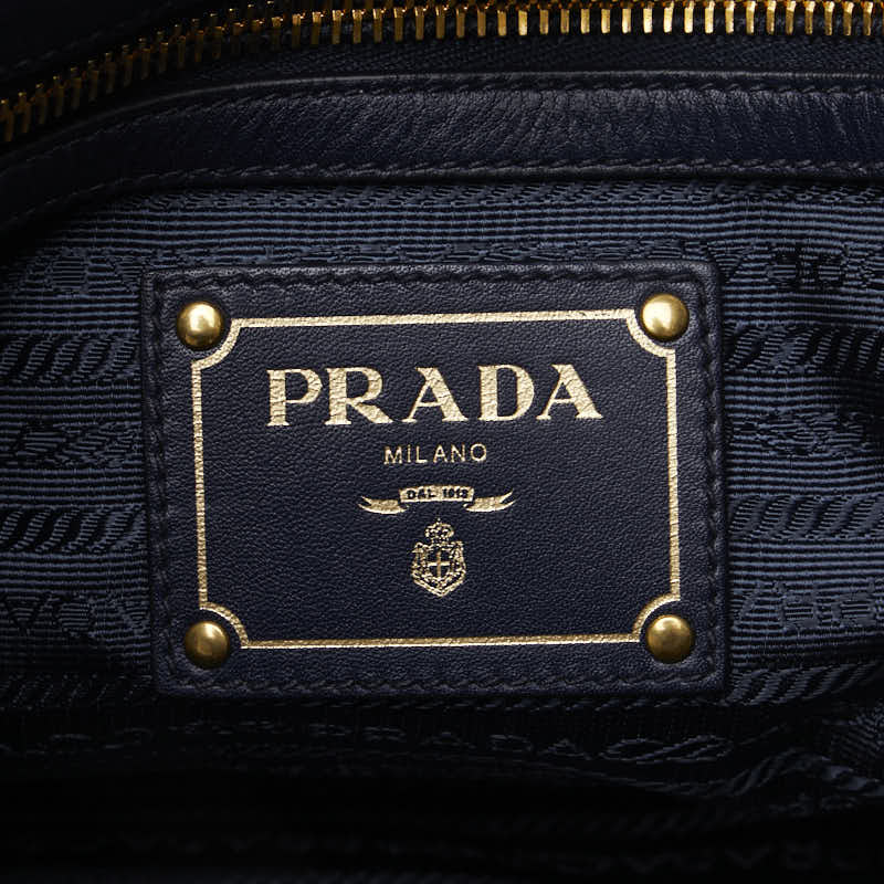 Prada Handbags BN1902 Navi Leather Ladies Prada