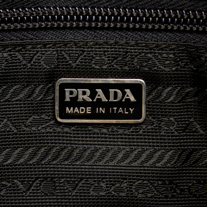 PRADA Prada Shoulder Bag Leather Black Pearl Ladies Parade