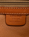 Celine Macadam Backpack Brown PVC Leather Ladies Celine