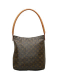 Louis Vuitton Monogram Loo GM Shoulder Bag M51145 Brown PVC Leather  Louis Vuitton