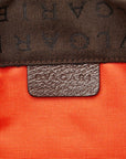 Logomania Handbags Handbags Brown Canvas Leather Ladies BVLGARI  Gorgeous