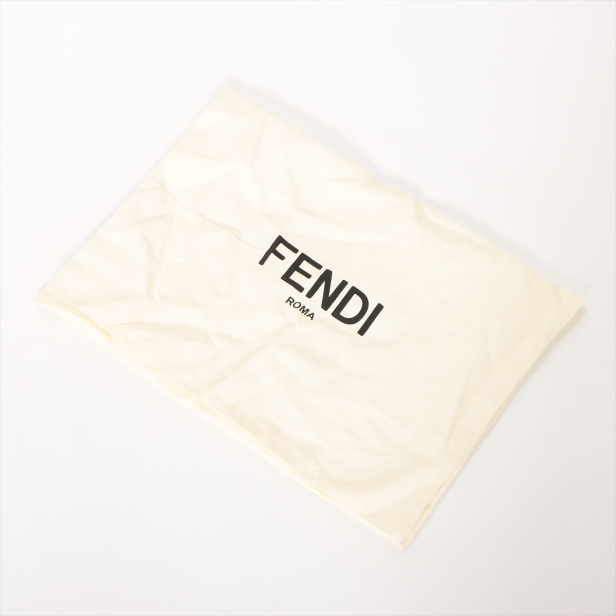 Fendi Zucca 20 Years Nylon Rain Food One-Size Unisex Black X Brown Mink Maffler