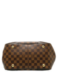 Louis Vuitton Verona PM Handbag N41117 Brown PVC Leather Lady Louis Vuitton
