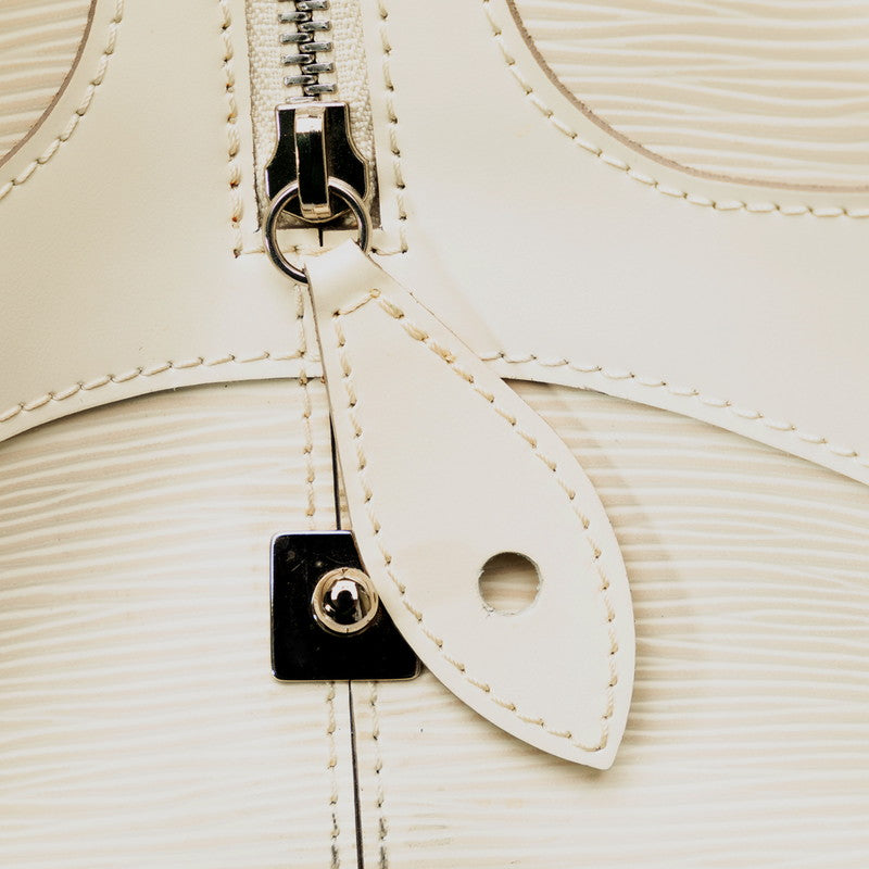 Louis Vuitton Epic Bowling Montaigne PM Handbag M5932J Ivory White Leather Lady Louis Vuitton