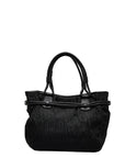 Christian Dior Trotter Tote Bag Nylon/Leather Black Ladies
