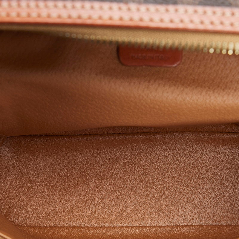 Celine Macadam Handbags Banity Hand MC96 Brown PVC Leather Ladies Celine