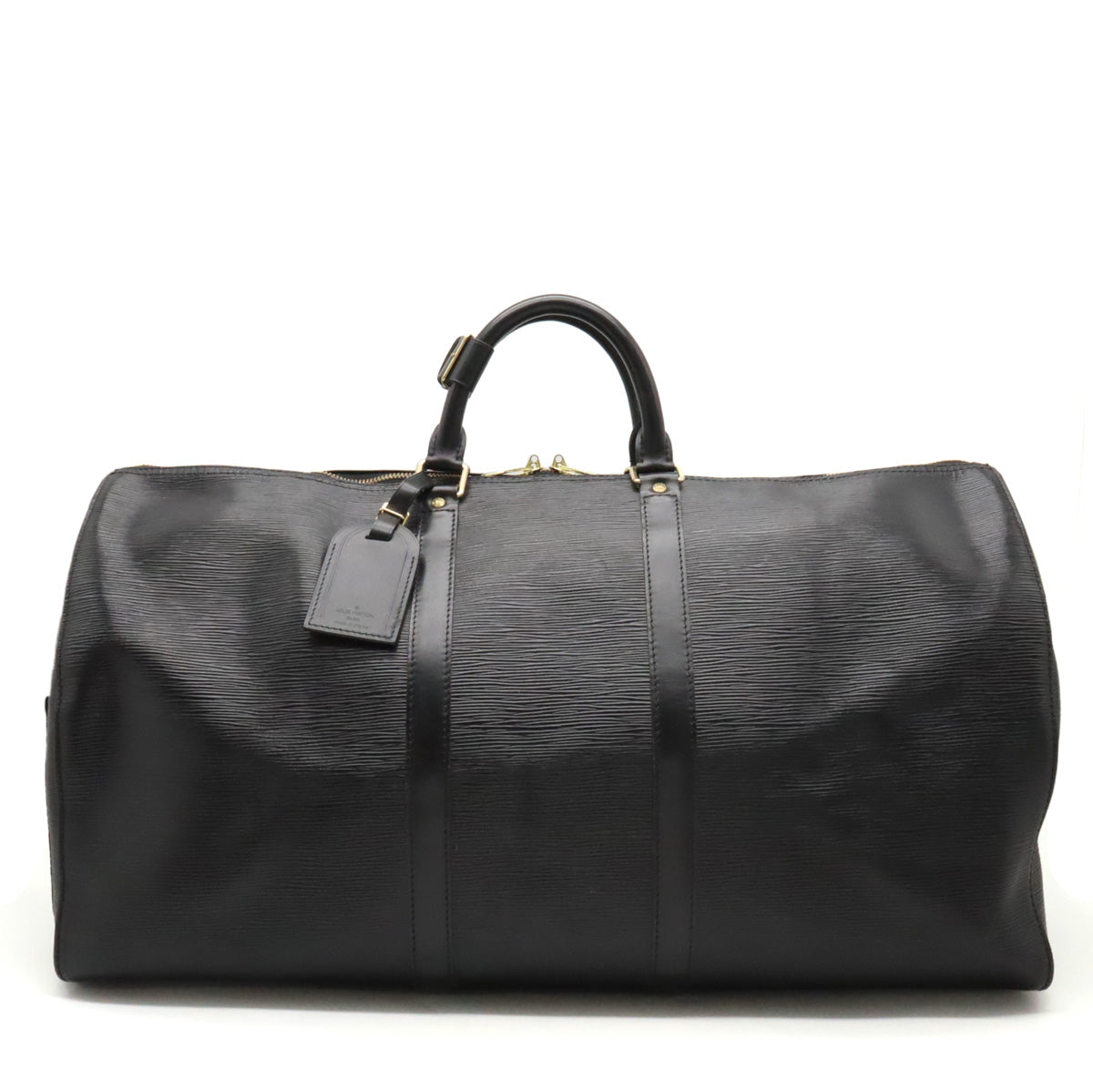 LOUIS VUITTON Louis Vuitton Epic Kypopur 55 Boston Bag Travel Bag Leather Noir Black M42952