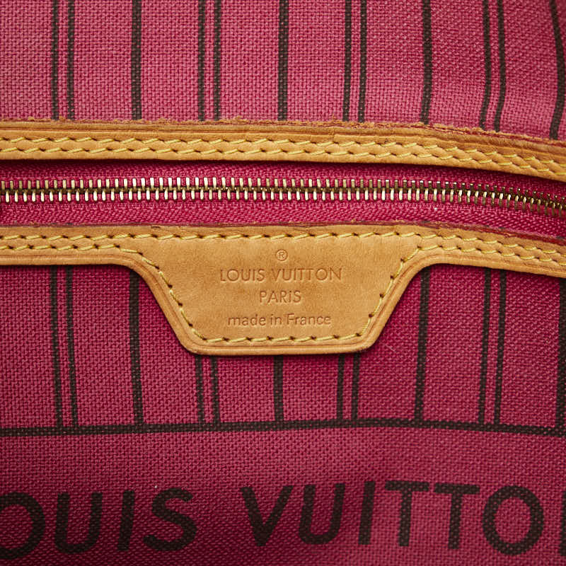 Louis Vuitton Monogram Newark PM Handbag M41245 Brown PVC Leather  Louis Vuitton