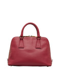 PRADA Mini Promenade Handbag in Saffiano Pink BL0838