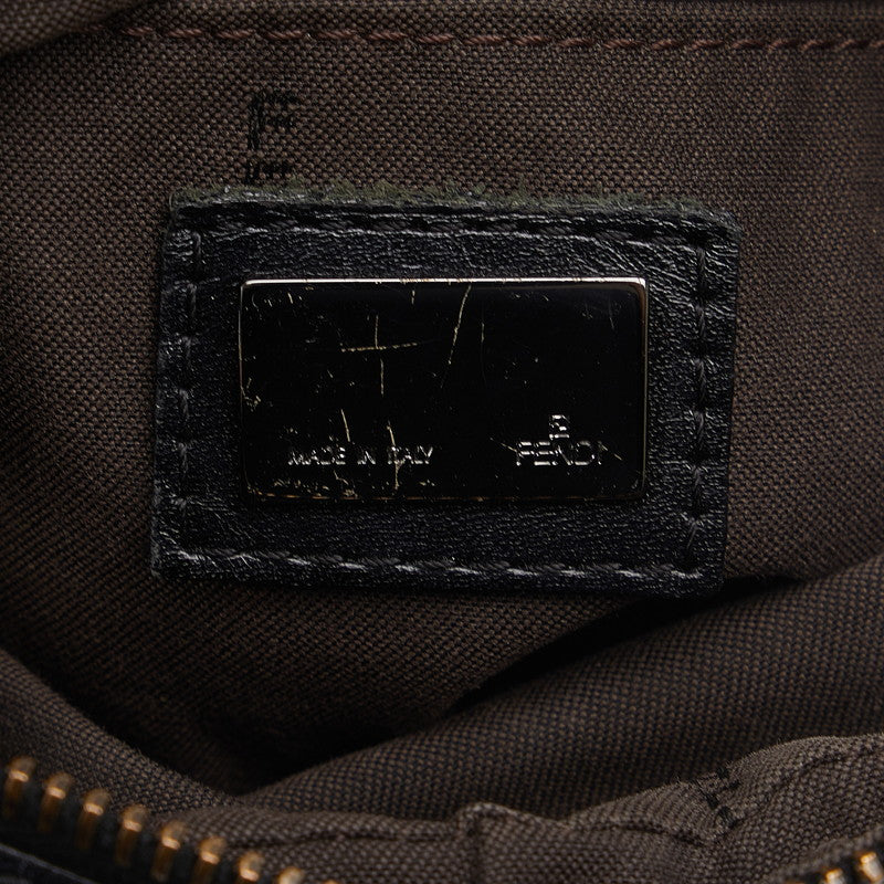 FENDI Crossbody Bag in Leather Black Ladies 8BT098