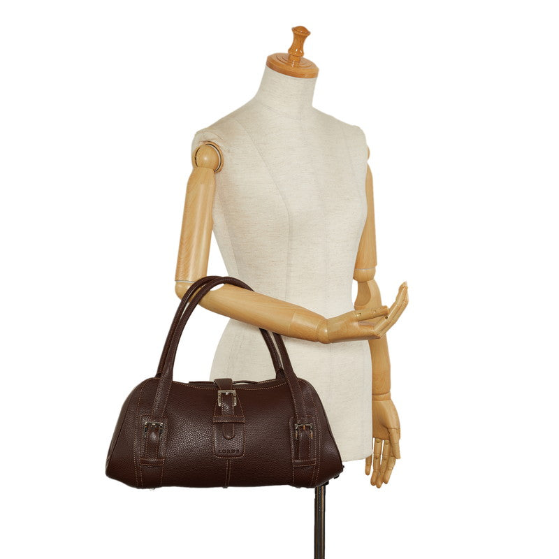 Loeb Sandy Handbags Brown Leather Ladies LOEWE