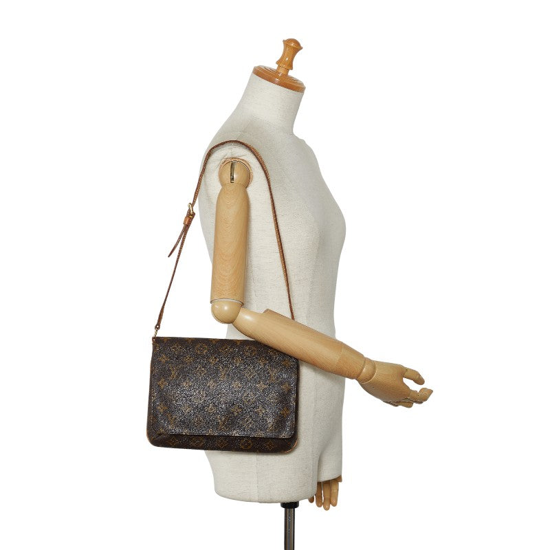 Louis Vuitton Monogram Muset Tango Short Shoulder Bag M51257 Brown PVC Leather  Louis Vuitton