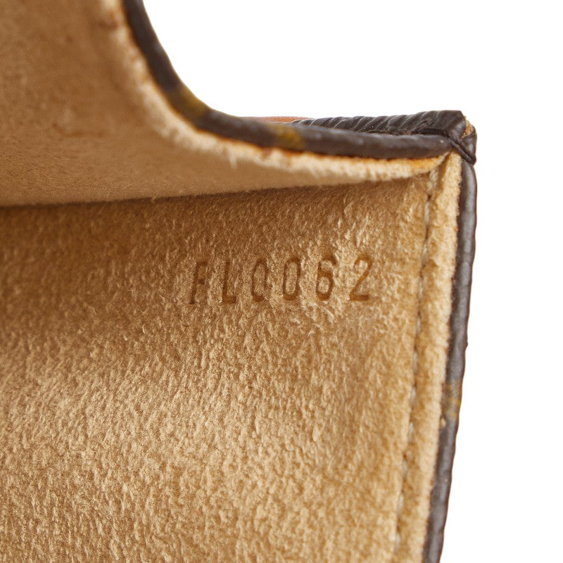 Louis Vuitton Monogram Poschet Florentine Body Bag West Bag M51855 Brown PVC Leather  Louis Vuitton
