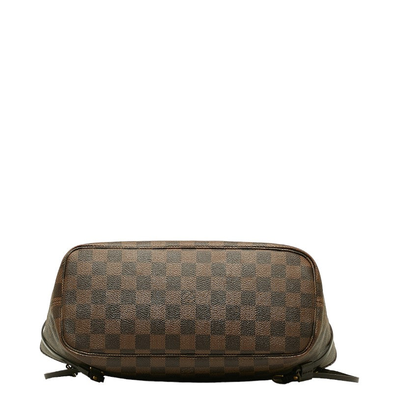 Louis Vuitton Damier Neverfull N51109 托特包 PVC/皮革 棕色