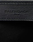 BALENCIAGA VALENCIAGA 339933 Tattoos Bag Leather Black