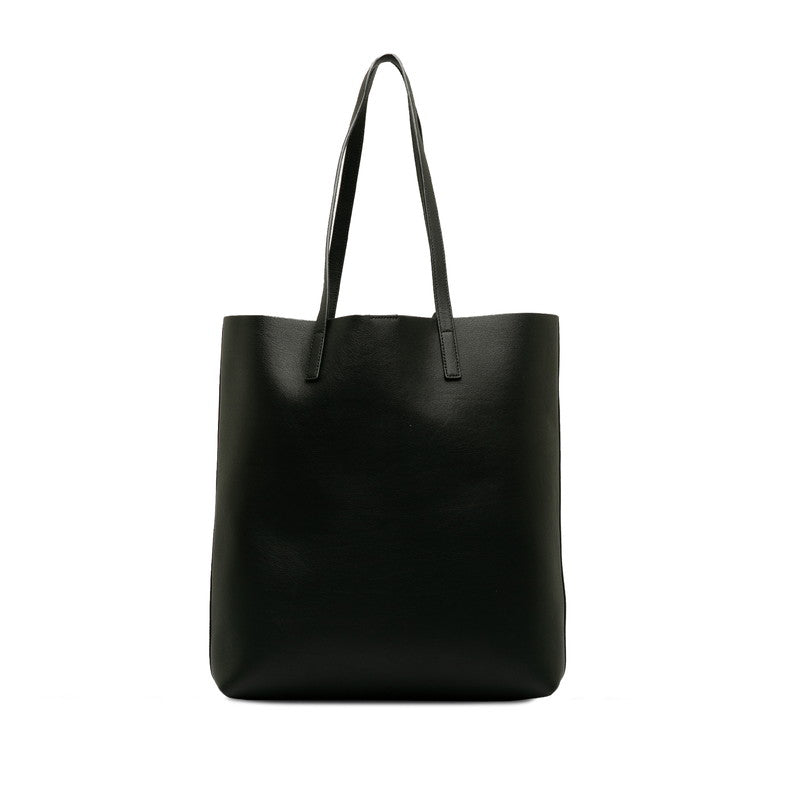Saint Laurent Tote Bag in Calf Leather Black 454203