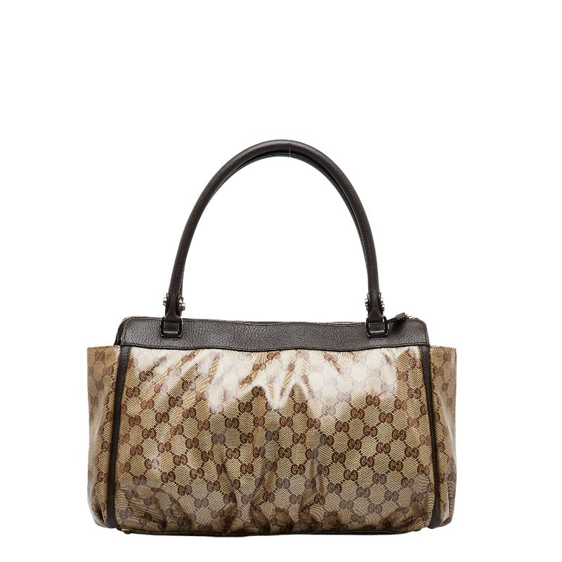 Gucci GG Crystal Tote Bag Shoulder Bag 327787 Coated Canvas Ladies
