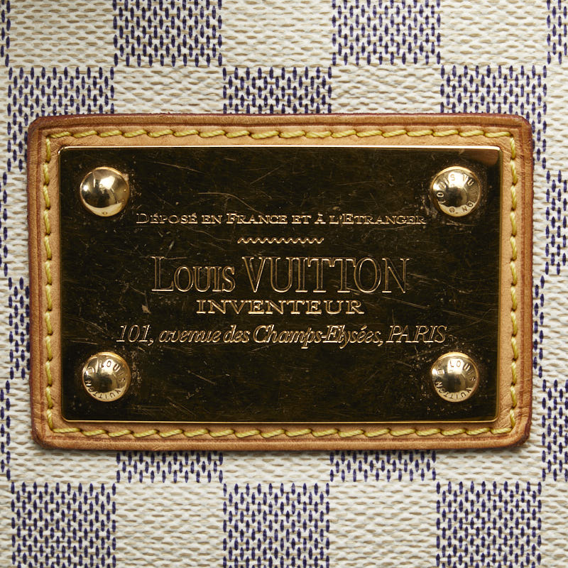 Louis Vuitton Louis Vuitton Damière Azur N55216 Handbag PVC/Laser White