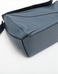 Loewe Puzzle Bag Small Leather 2WAY Handbag Blue