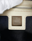 Fendi Fendi Handbags Linen/Laser Navi White Ladies Navi