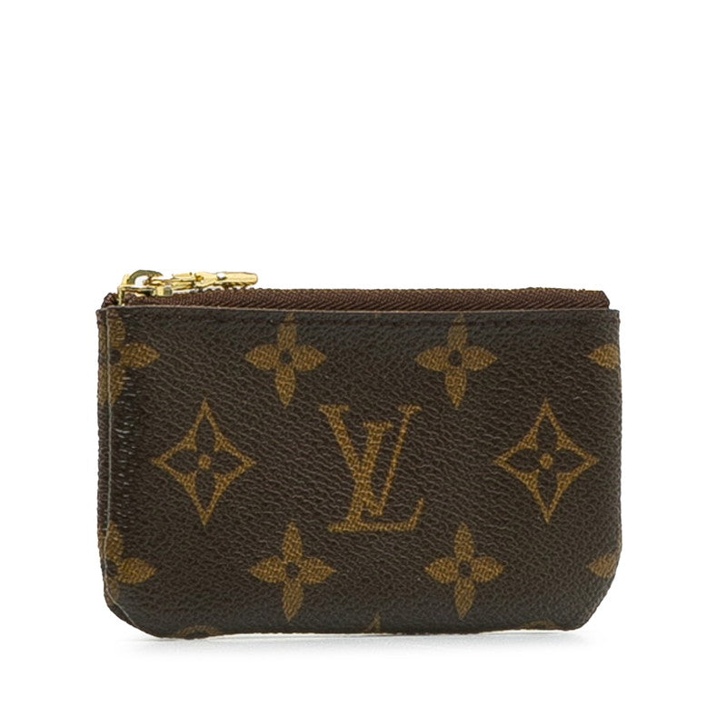 Louis Vuitton Monogram Pochette Crane 零錢盒 M62650 棕色 PVC 皮革 Louis Vuitton