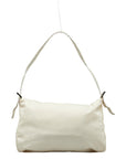 Fendi Manma Bucket Sliding Shoulder Bag White Linen Leather Ladies Fendi