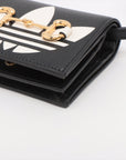 Gucci x Adidas Hoodbit 1955 Leather Shoulder Wallet Black 702248