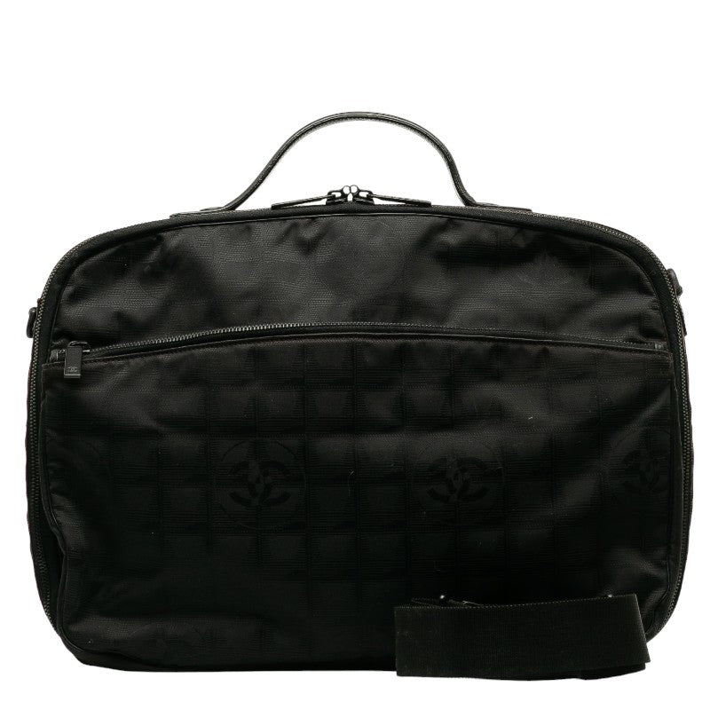 Chanel New Label Line Handbags houlder Bag 2WAY Black Nylon  Chanel