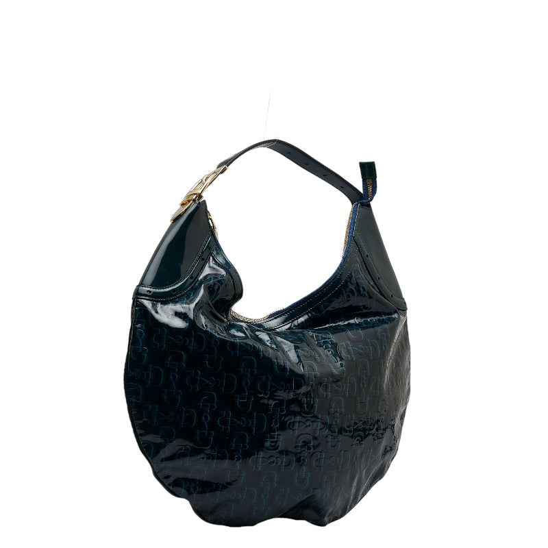 GUCCI Gucci 145764 Horsebit Shoulder Bag Enamel/Leather Green  Stirling
