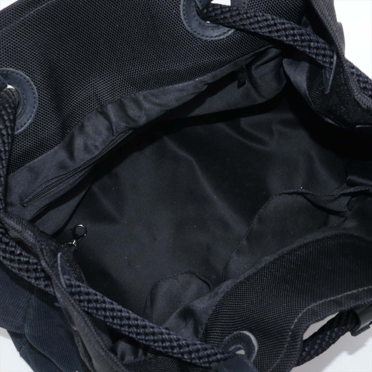 Chanel Coco Canvas Leather Tote Bag Black Silver Gold  13th