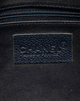 Chanel Logo  Bag Brown Caviar   Chanel