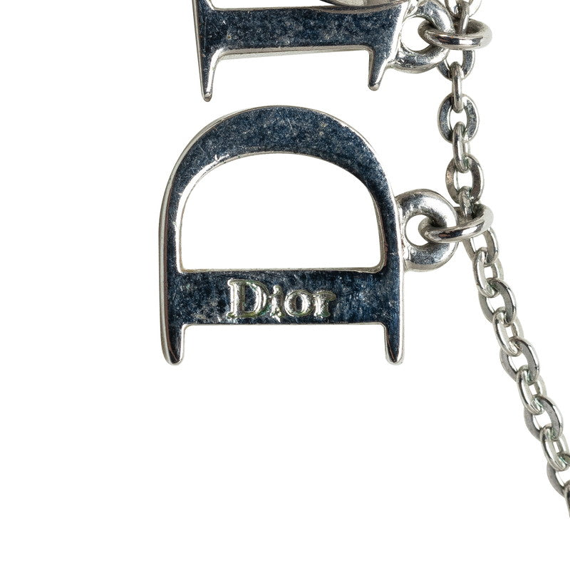 Dior logo collar silver g metal ladies Dior