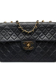 Chanel Decamatrasse 34 Cocomark ingle Flap Chain Shoulder Bag Black   CHANEL