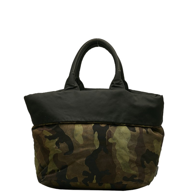 Prada Shoulder Bag Camo Khaki Nylon