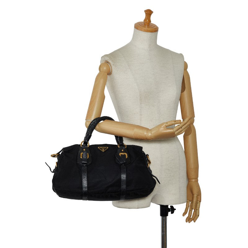 Prada Handbag Black Nylon  Prada