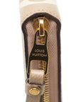 Louis Vuitton Monogram Implant Zippie Wallet Roundfassner Long Wallet M69794 Turtle Cream Beige Leather Ladies Louis Vuitton