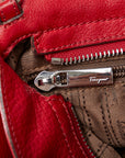 Salvatore Ferragamo Garcinia Sofia Handbags 2WAY BW-21 A896 Red Leather Ladies Salvatore Ferragamo