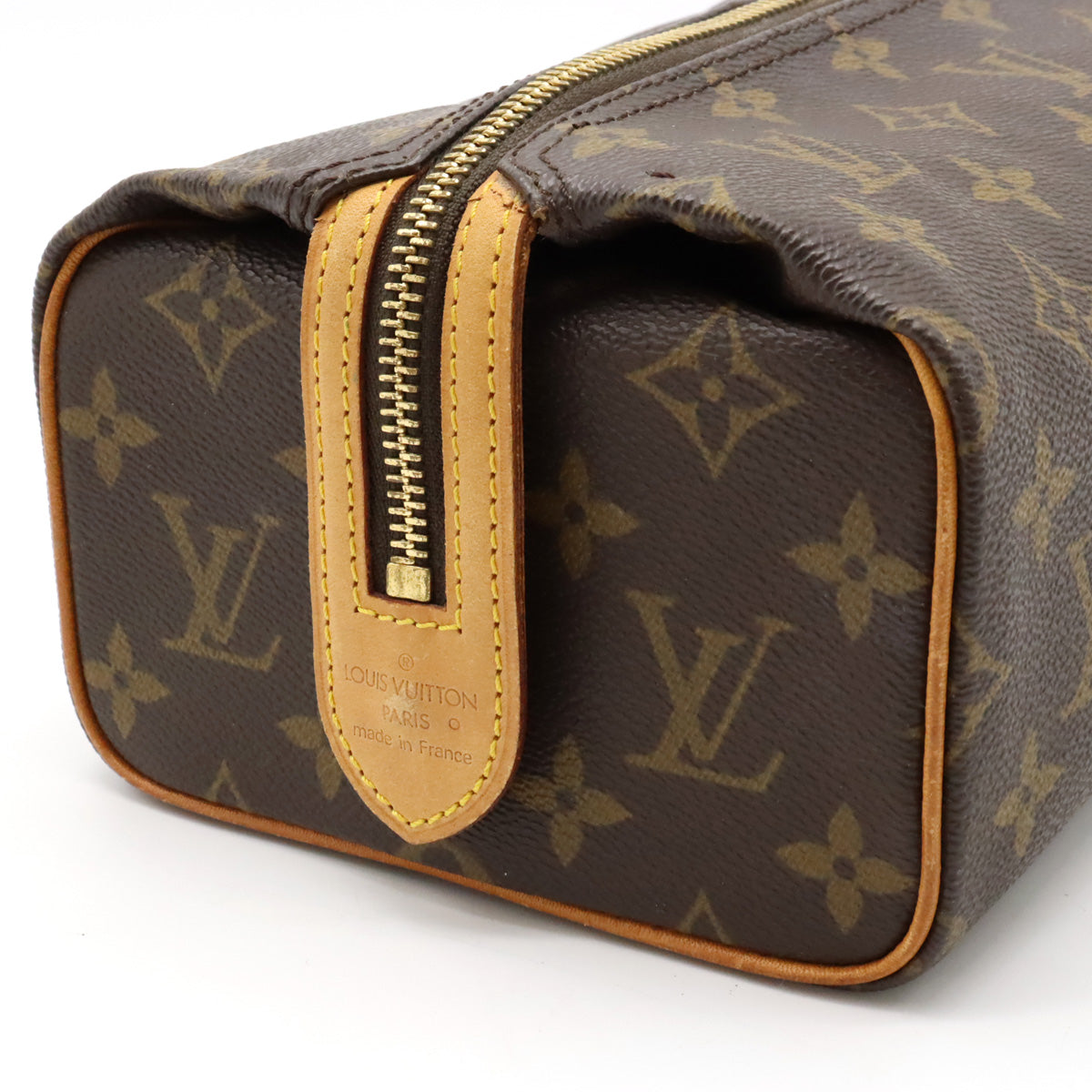 Louis Vuitton Monogram Toulouse Pat Pression Cosmetic Bag Travel Bag Multi-Pose  M47636