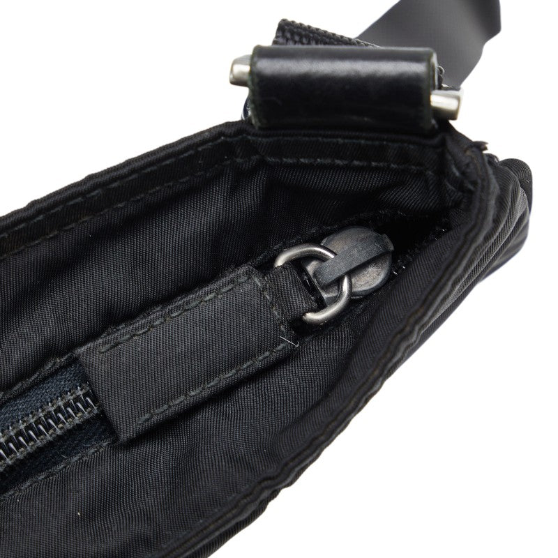 Prada Prada Sacoche Shoulder Bag Nylon Black Ladies