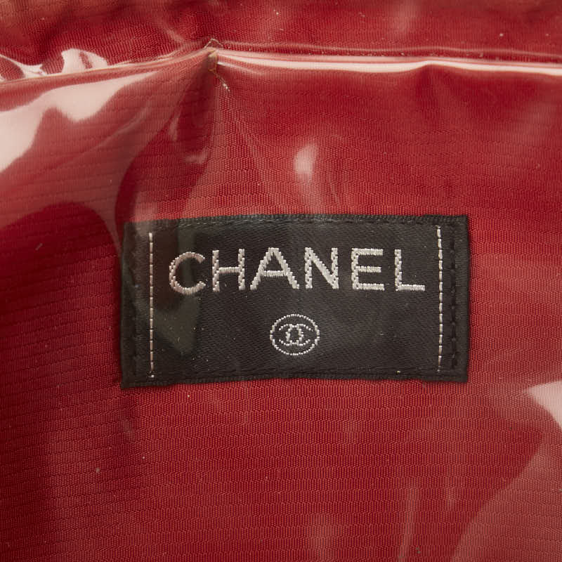 Chanel Travel Line Boston Travel Bag Black Nylon  Chanel