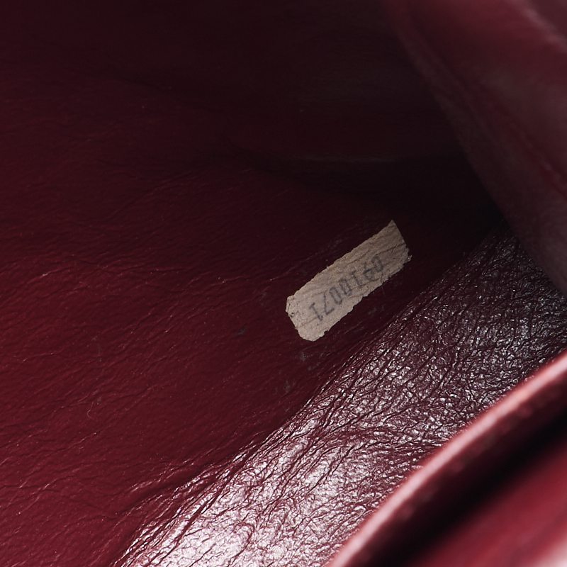 CHANEL Vintage Materasse V Flap Chain Shoulder Bag Lambskin Black
