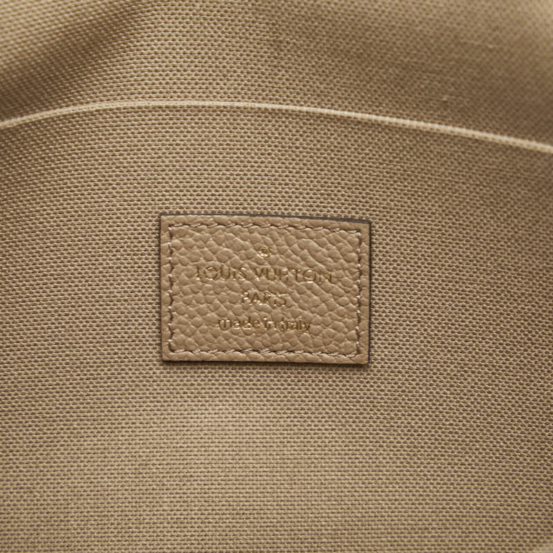 LOUIS VUITTON Louis Vuitton Monogram Amplant M69977 Shoulder Bag Carf/Leather Turtle Cream Gray Lady Gray