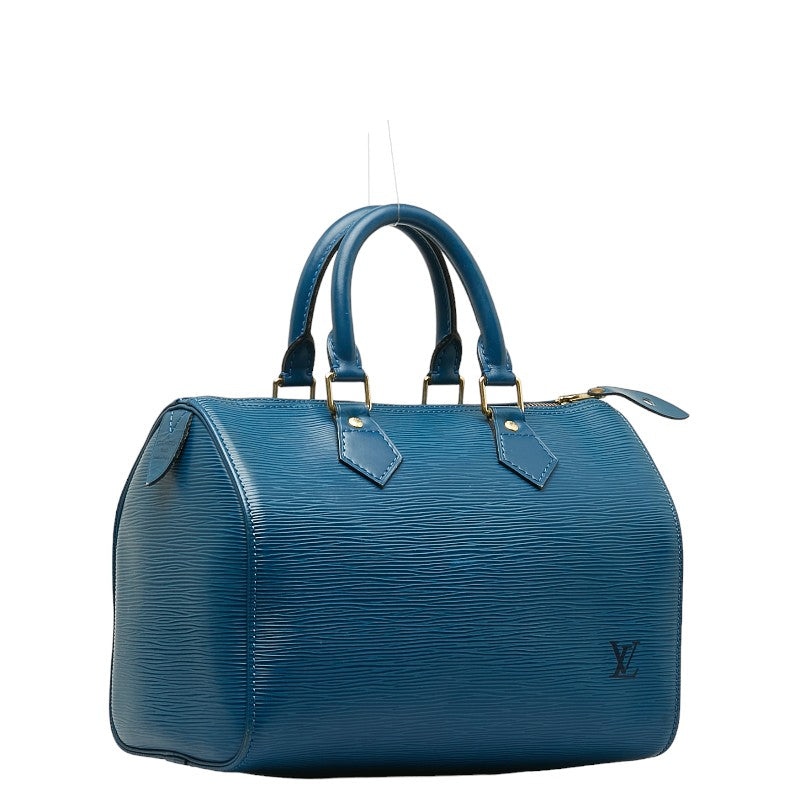 Louis Vuitton Epic Speed 25 Handbag Mini Boston Bag M43015 Trad Blue Leather Lady Louis Vuitton