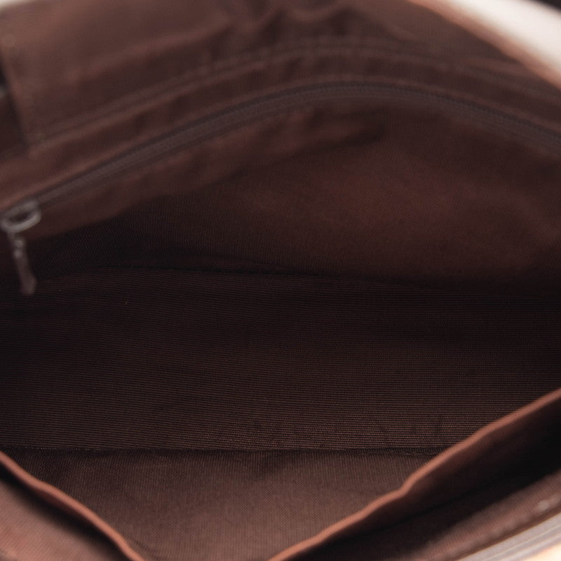 Burberry Nova Check Handbag Beige Brown Canvas Leather