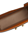 MCM Belt Bag in Visetos Brown Leather
