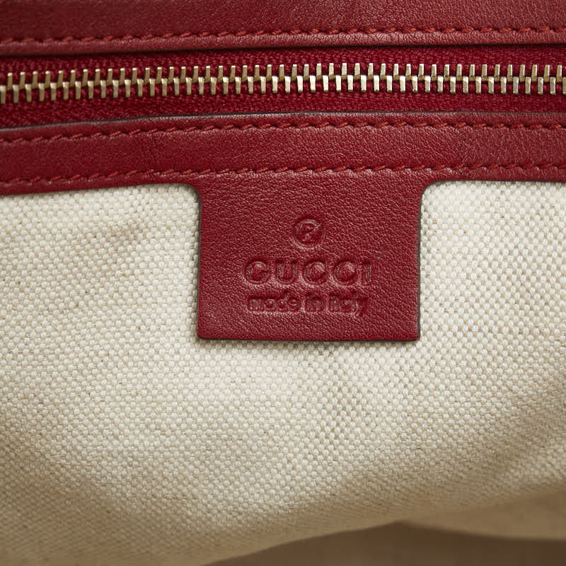 GUCCI Gucci MicroGucci Shima 309617 Shoulder Bag Patent Laser Red Lady Gucci