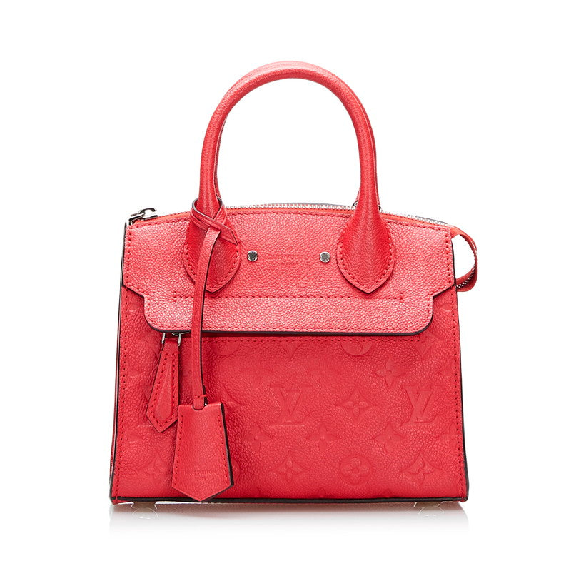 Louis Vuitton Monogram Amplant M41747 Handbag Leather Poppy Petal