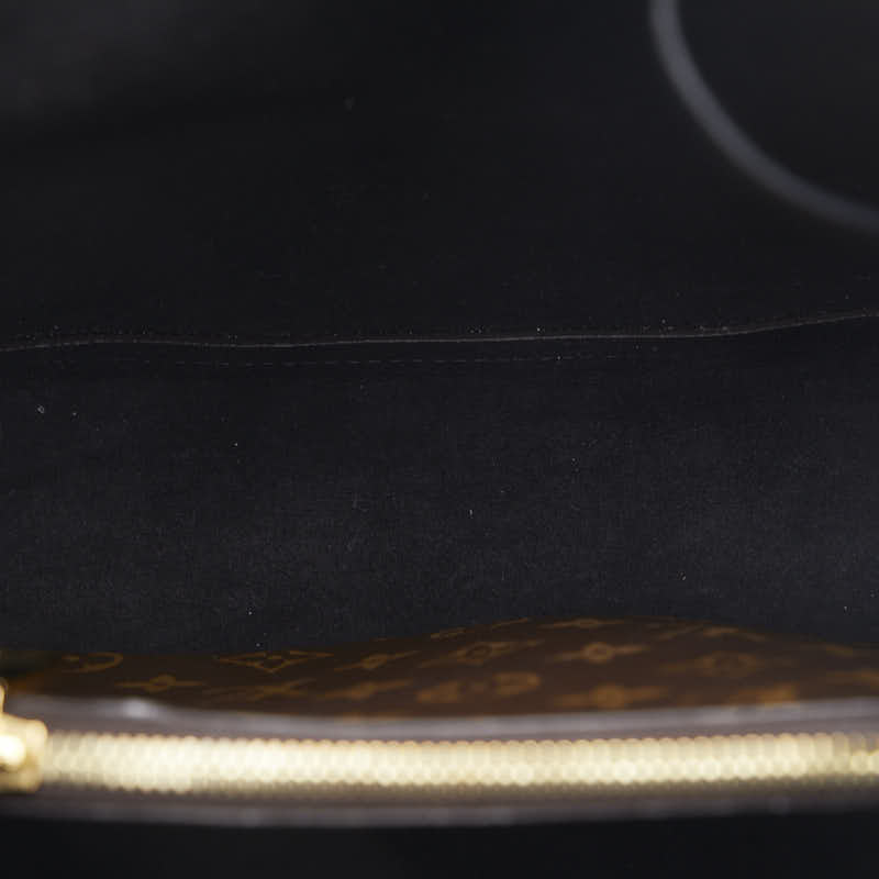 Louis Vuitton Monogram Neonoe Handbag M44020 Brown Noir Black PVC Leather  Louis Vuitton