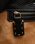 Fendi Selleria Tattoos Bag 8BH126 Black Leather Lady Fendi
