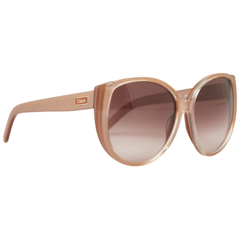 Chloe Sunglasses CE607S Plastic Pink Beige Brown Ladies
